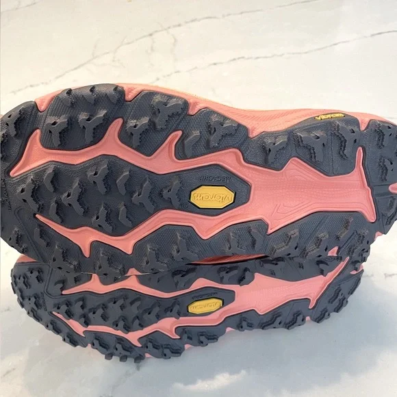 Hoka Brown and Orange Athletic Shoes - Picture 9 of 10